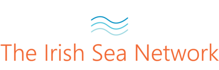 Logo: Blue waves above text reading 'Irish Sea Network'