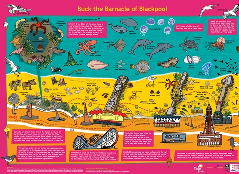 Buck the Barnacle of Blackpool Map 