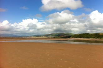 Sandy shore at Sandscale Haws Nature Reserve