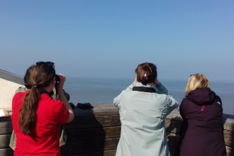 Sea watch at Rossall Point Observation Tower