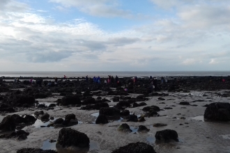 Rockpools at Half Moon Bay, Heysham