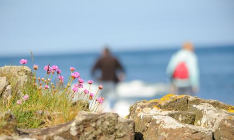 Exploring the shoreline ©Amy Lewis