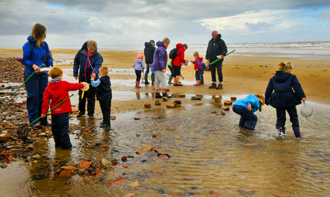 Fun on Formby beach