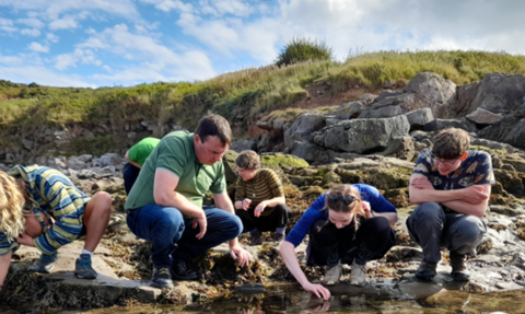 group rockpooling