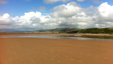 Sandy shore at Sandscale Haws Nature Reserve