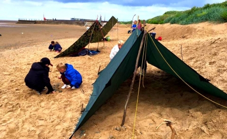 Beach School Tarp