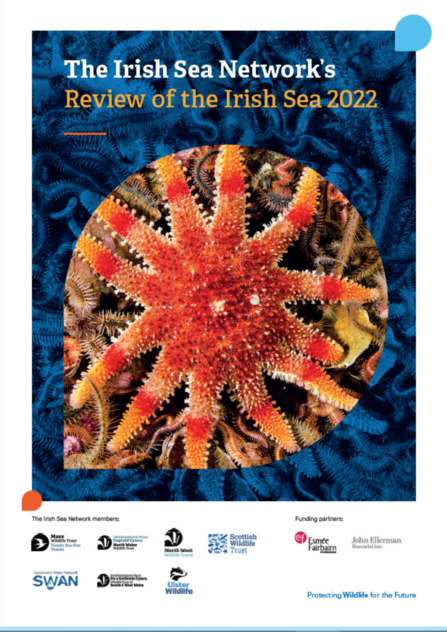Cover page of the Irish Sea Network's review of the Irish Sea report 