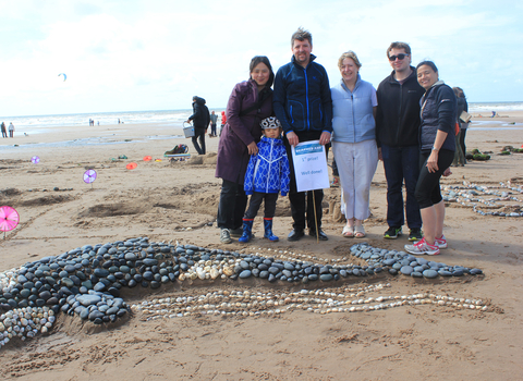 Family win Beached Art competition