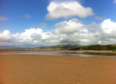 Sandy shore at Sandscale Haws Nature Reserve