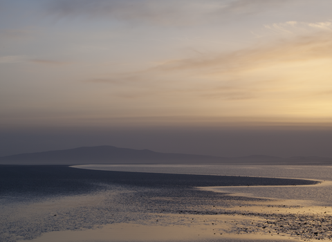 Photo of the Solway Firth estuary at dusk